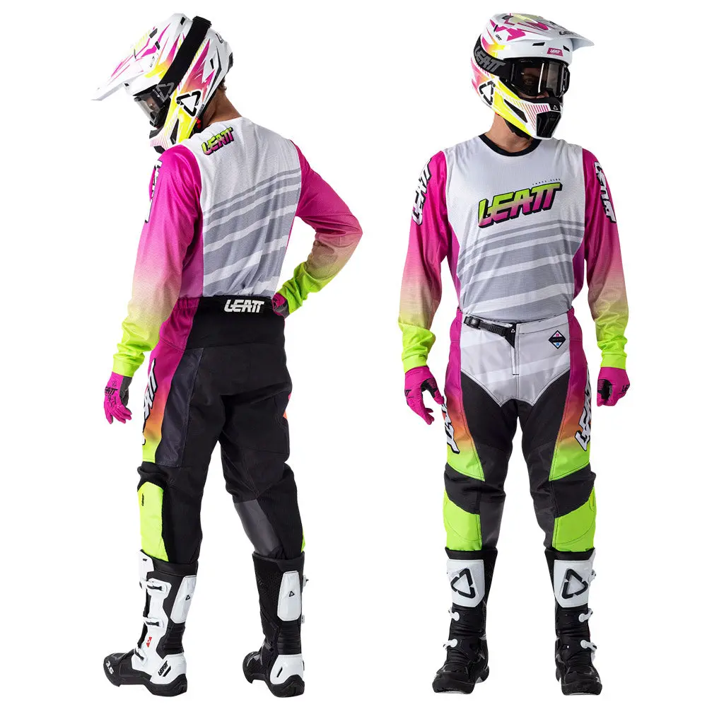 2026 Leatt 3.5 Pant And Shirt Kit Combo Retro Pink 3