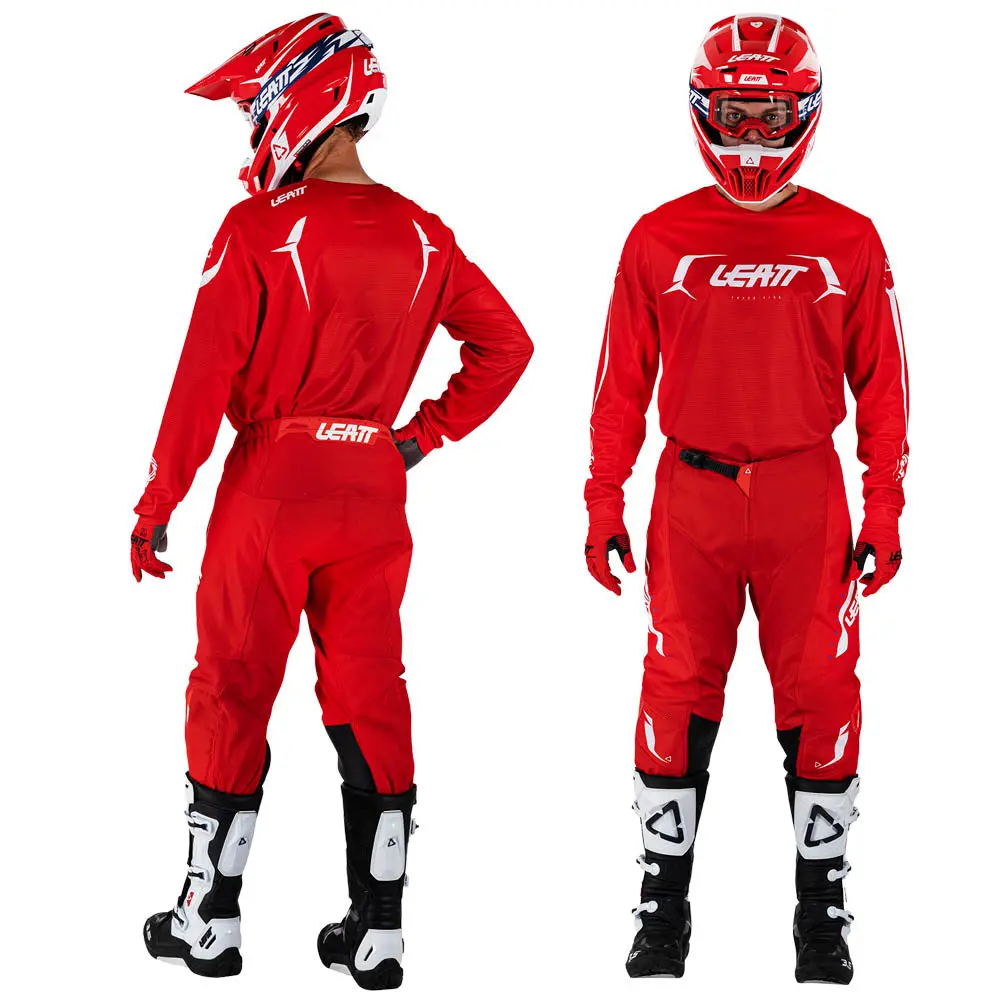 2026 Leatt 3.5 Pant And Shirt Kit Combo Red 3