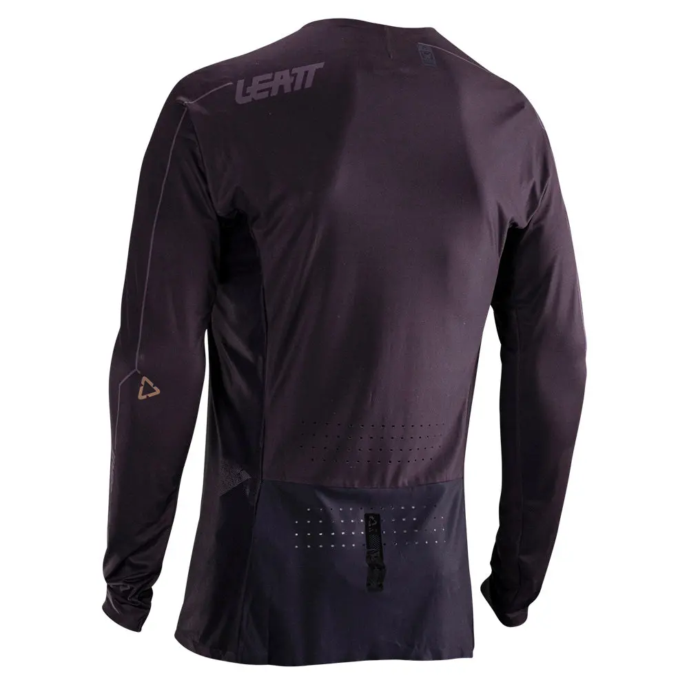 2026 Leatt 5.5 Moto Ultraweld Jersey Black 3