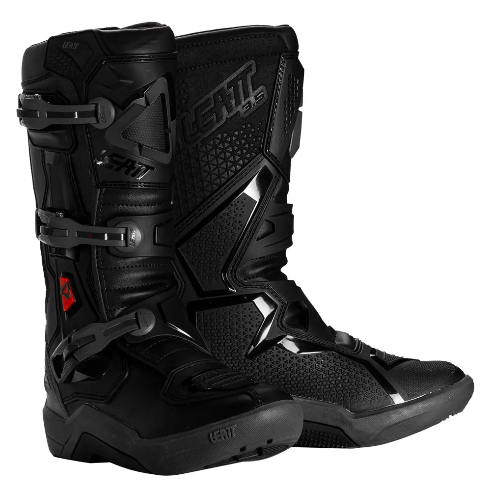 2026 Leatt 3.5 Youth Motocross Boots Stealth Black 1