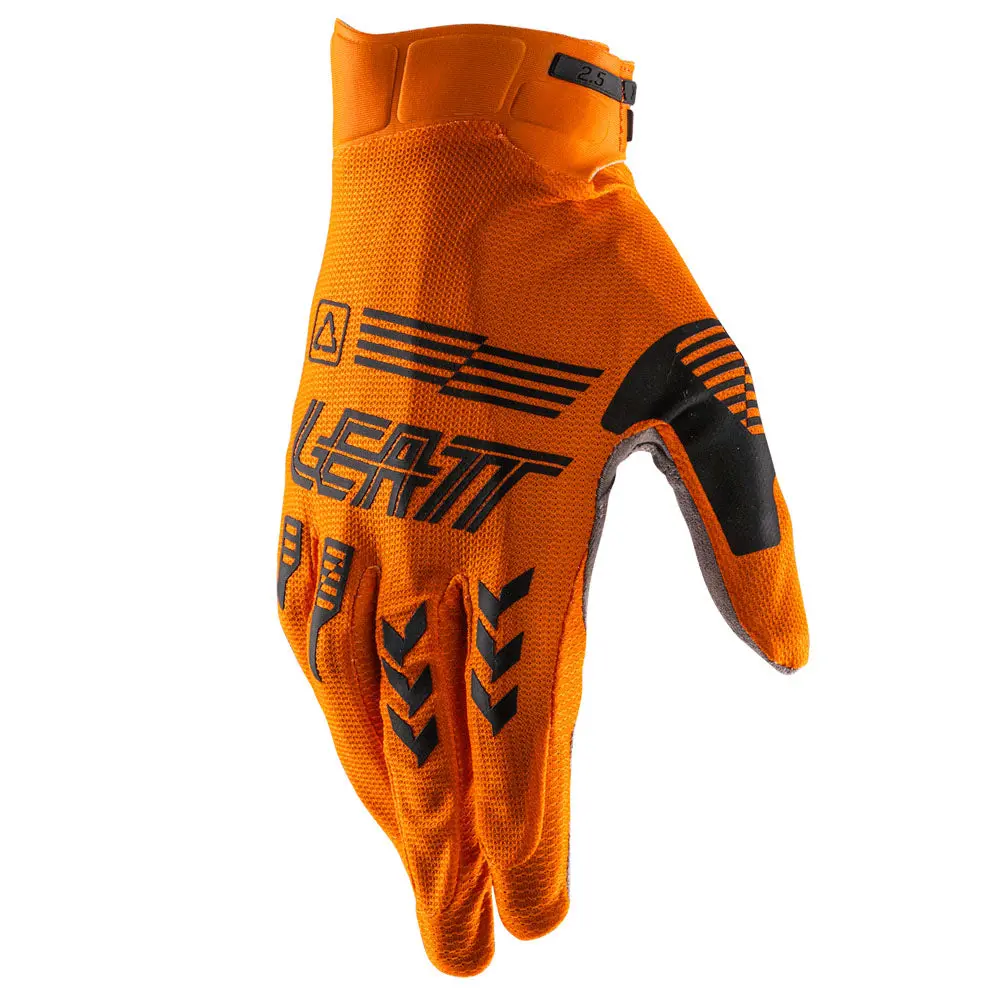2026 Leatt Moto 2.5 X-Flow Youth Gloves - Orange 1