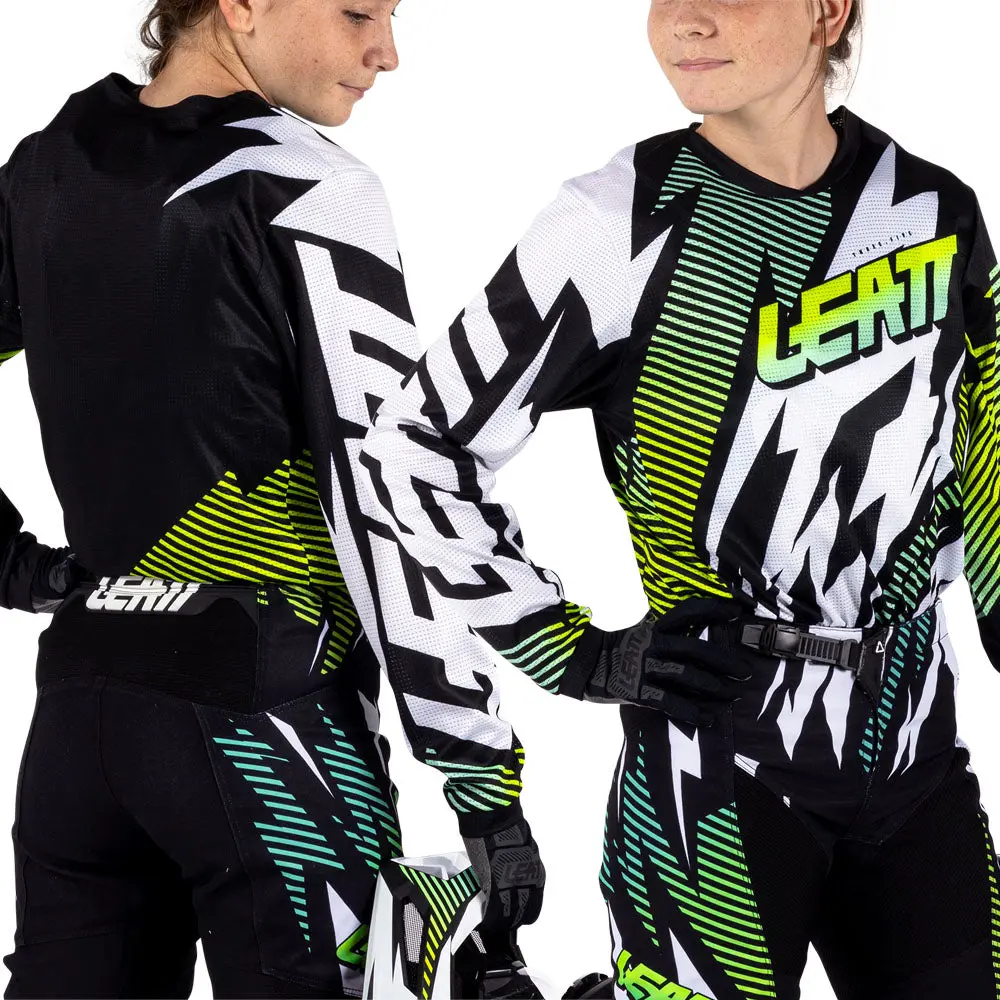 2026 Leatt 3.5 Moto Youth Jersey Storm Blue 2