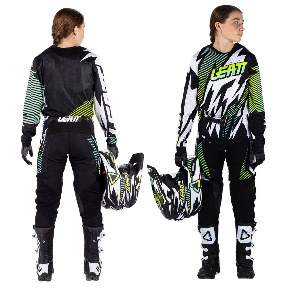 2026 Leatt 3.5 Moto Youth Jersey Storm Blue 3