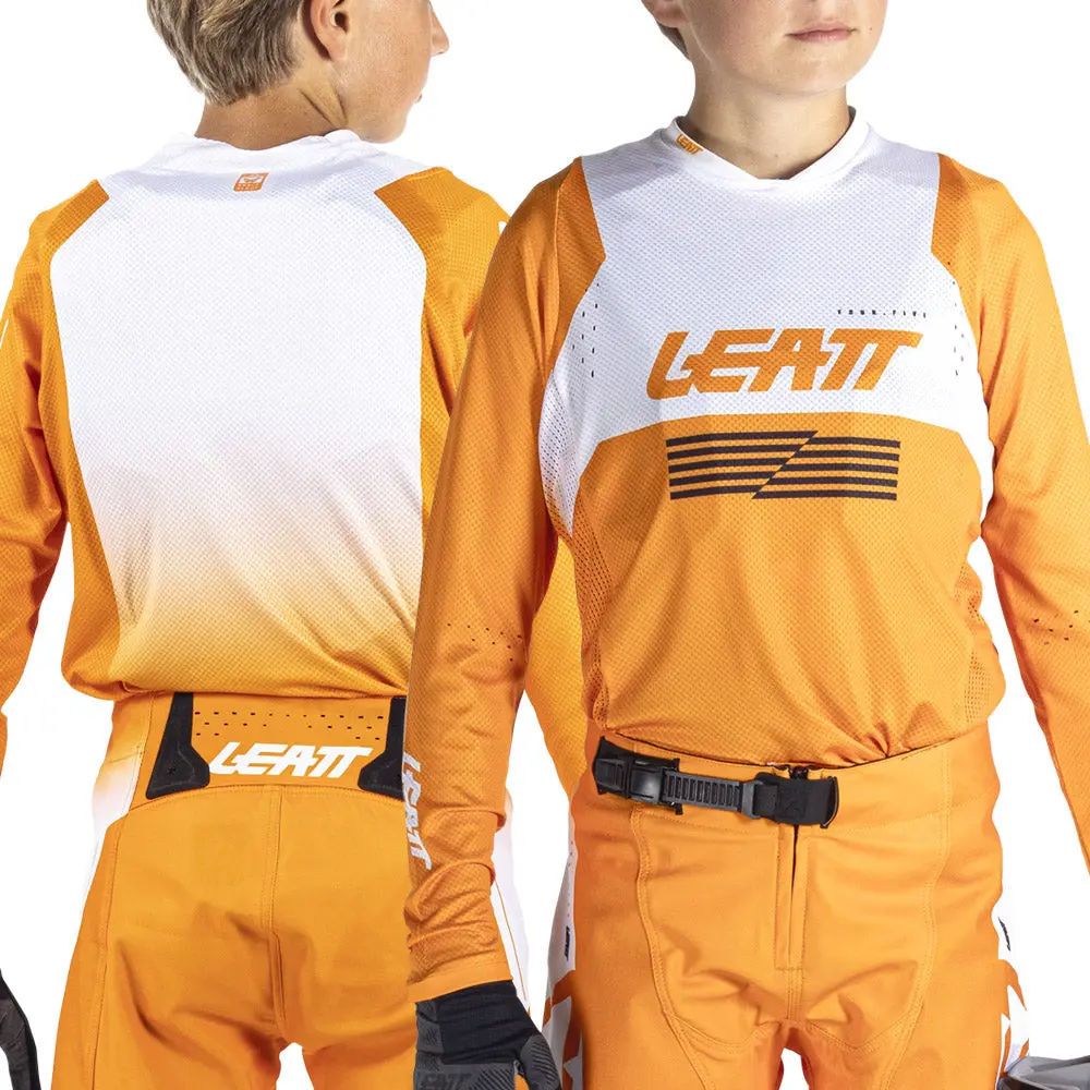 2026 Leatt 4.5 Moto Youth Jersey Orange 2