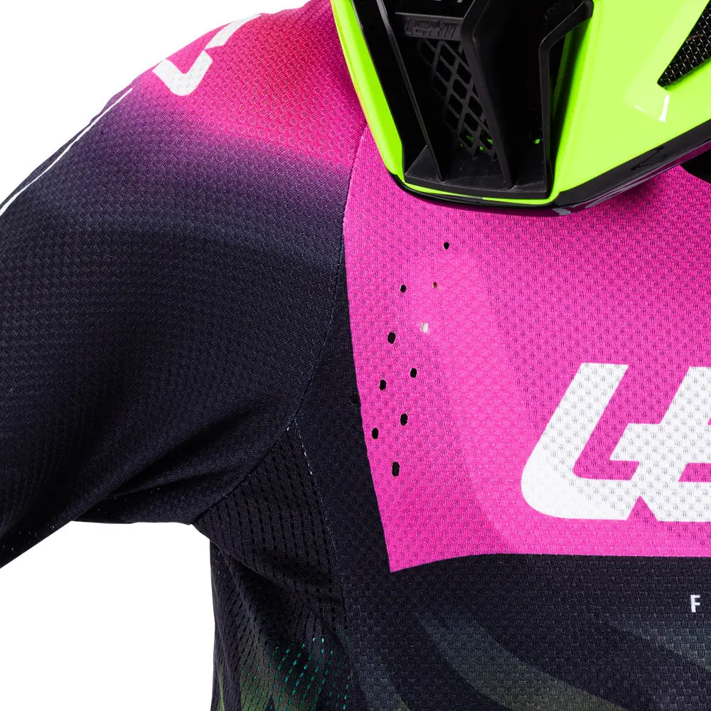 2026 Leatt 4.5 Moto Youth Jersey Tiger Pink 4