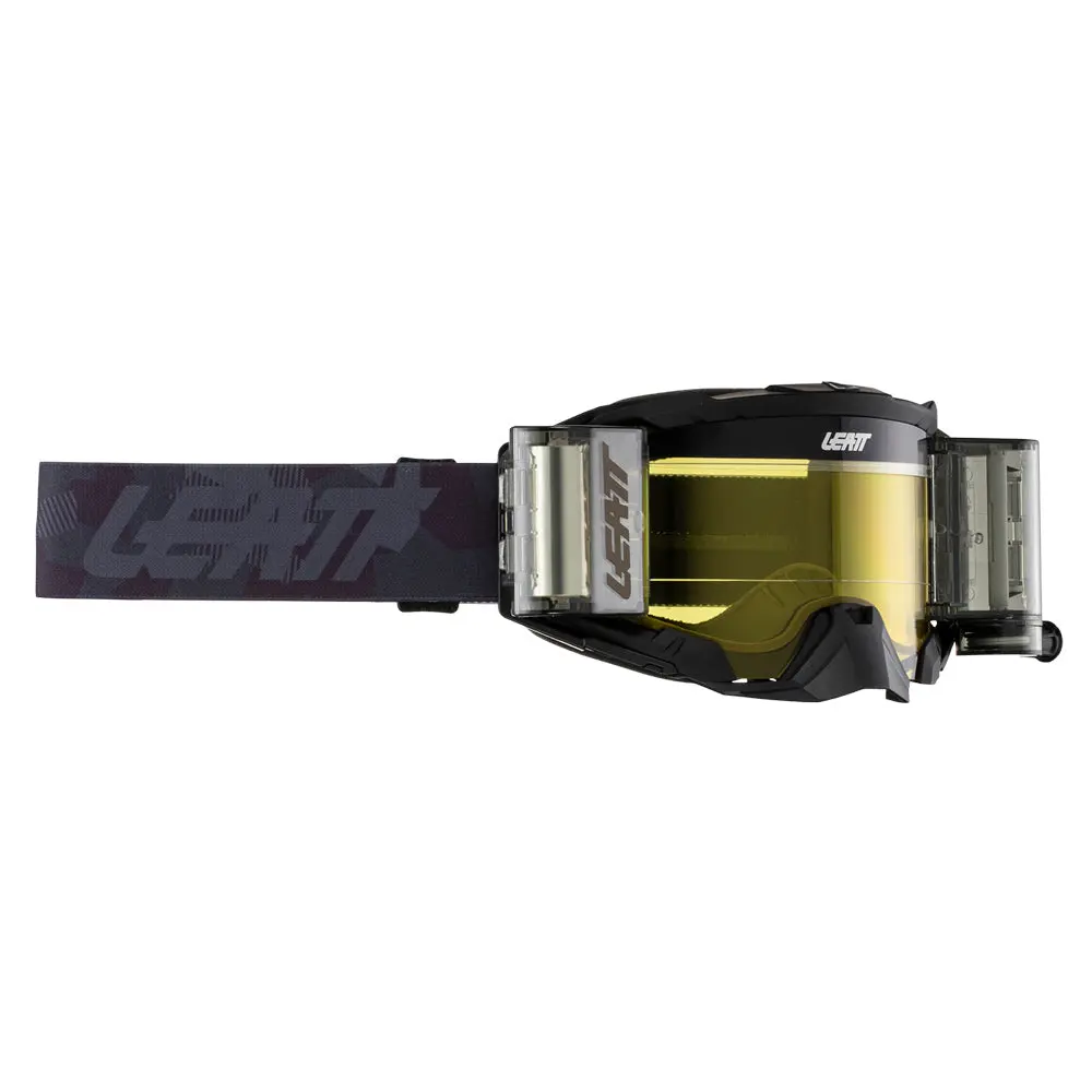 Leatt Goggle Velocity 5.5 Roll-Off Stealth - Yellow Lens 1