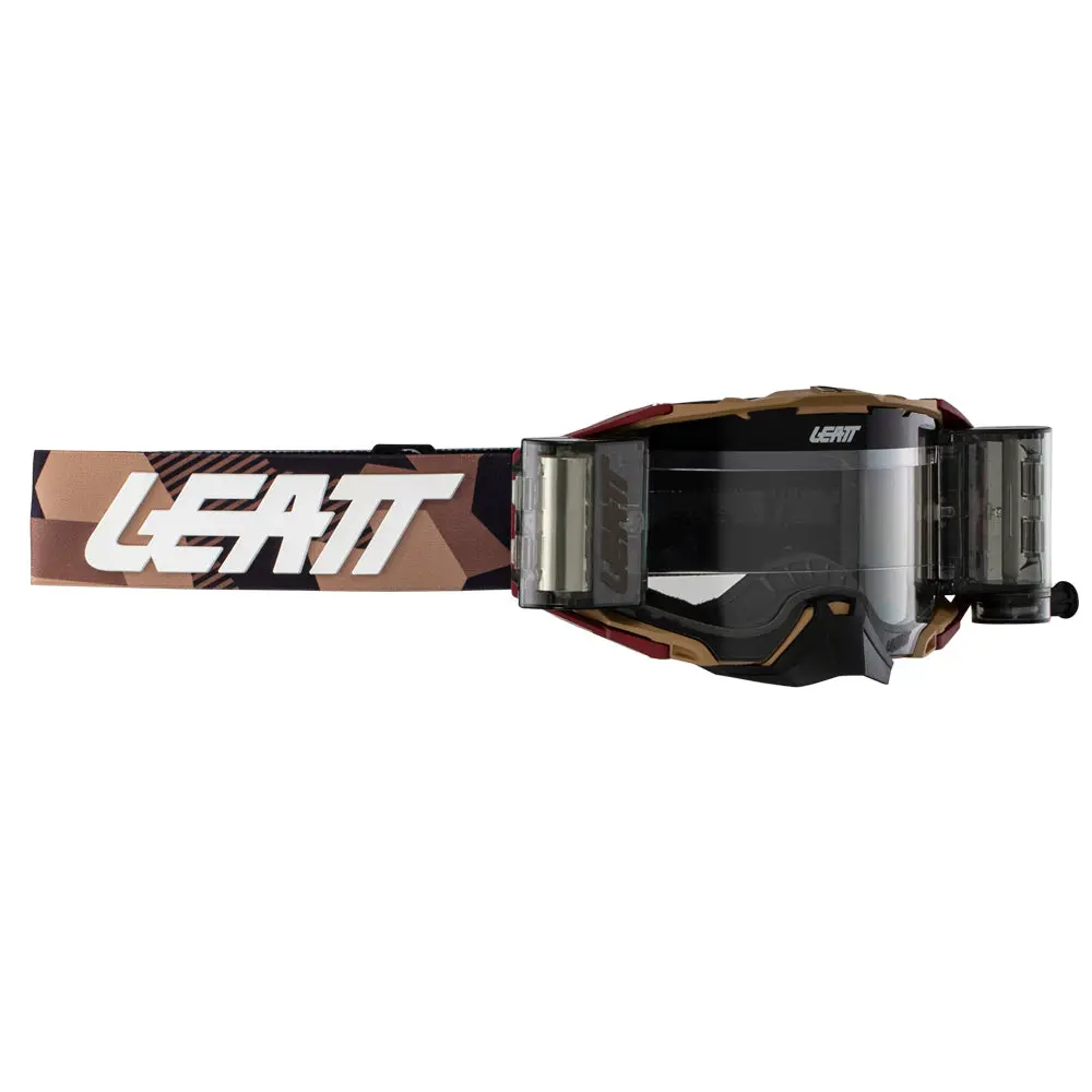 Leatt Goggle Velocity 6.5 Roll-Off Ruby Stone - Clear Lens 1