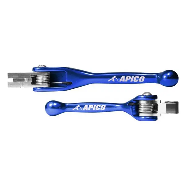 Apico Flexi Foldback Brake & Clutch Lever Set - Blue Gasgas 1