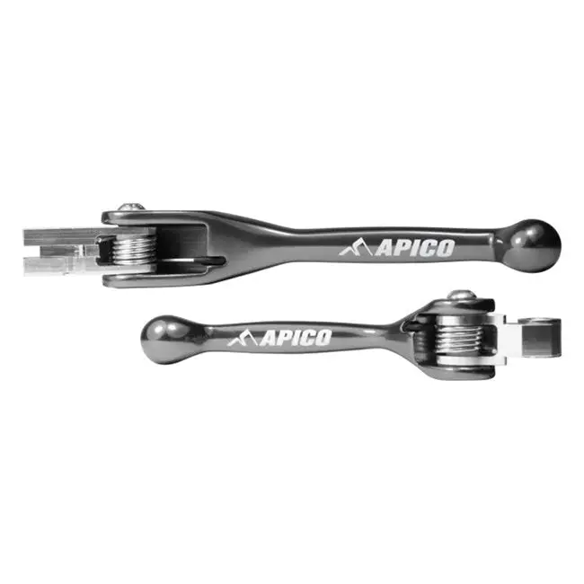 Apico Flexi Foldback Brake & Clutch Lever Set - Grey Gasgas 1