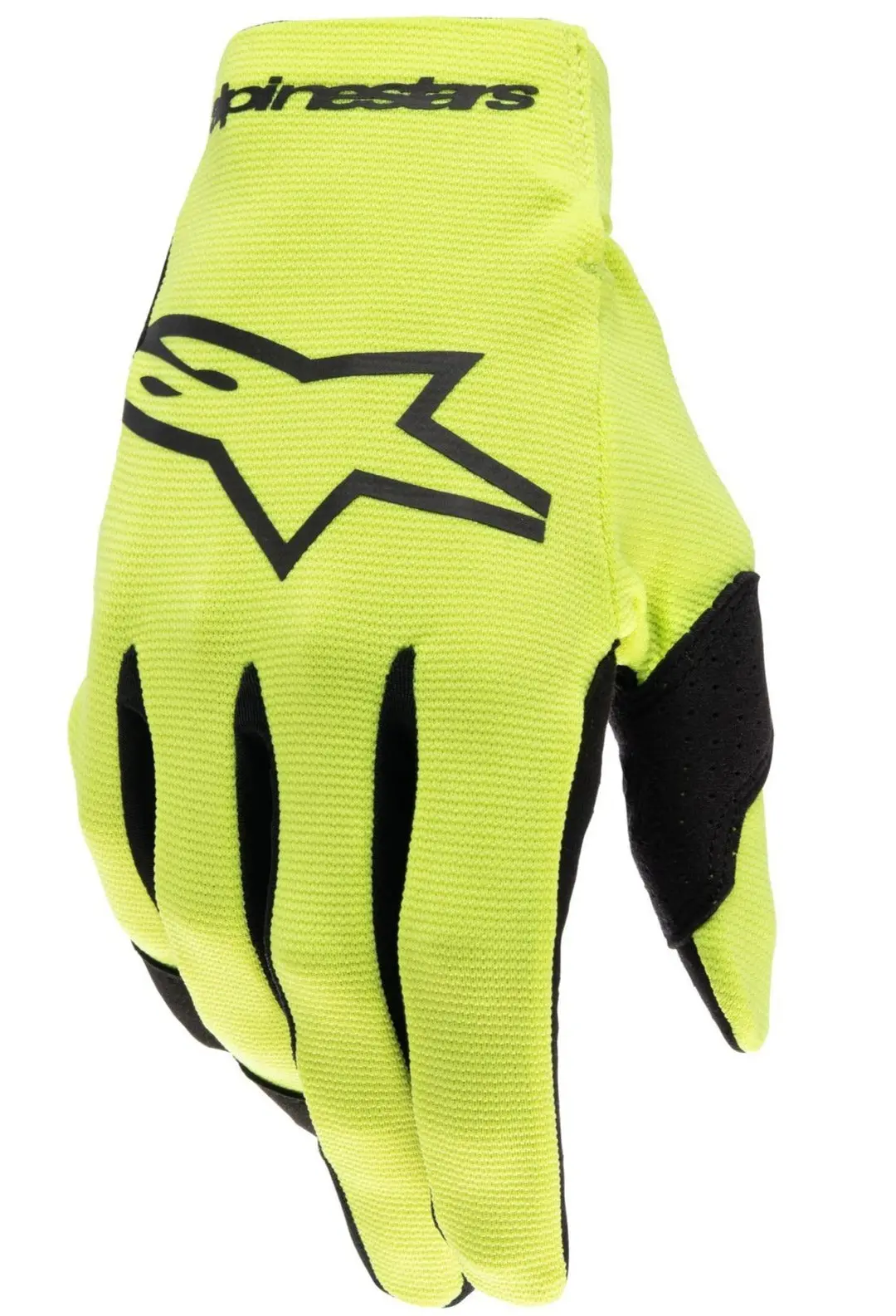 Alpinestars Youth Radar Gloves Yellow Fluo Black 1