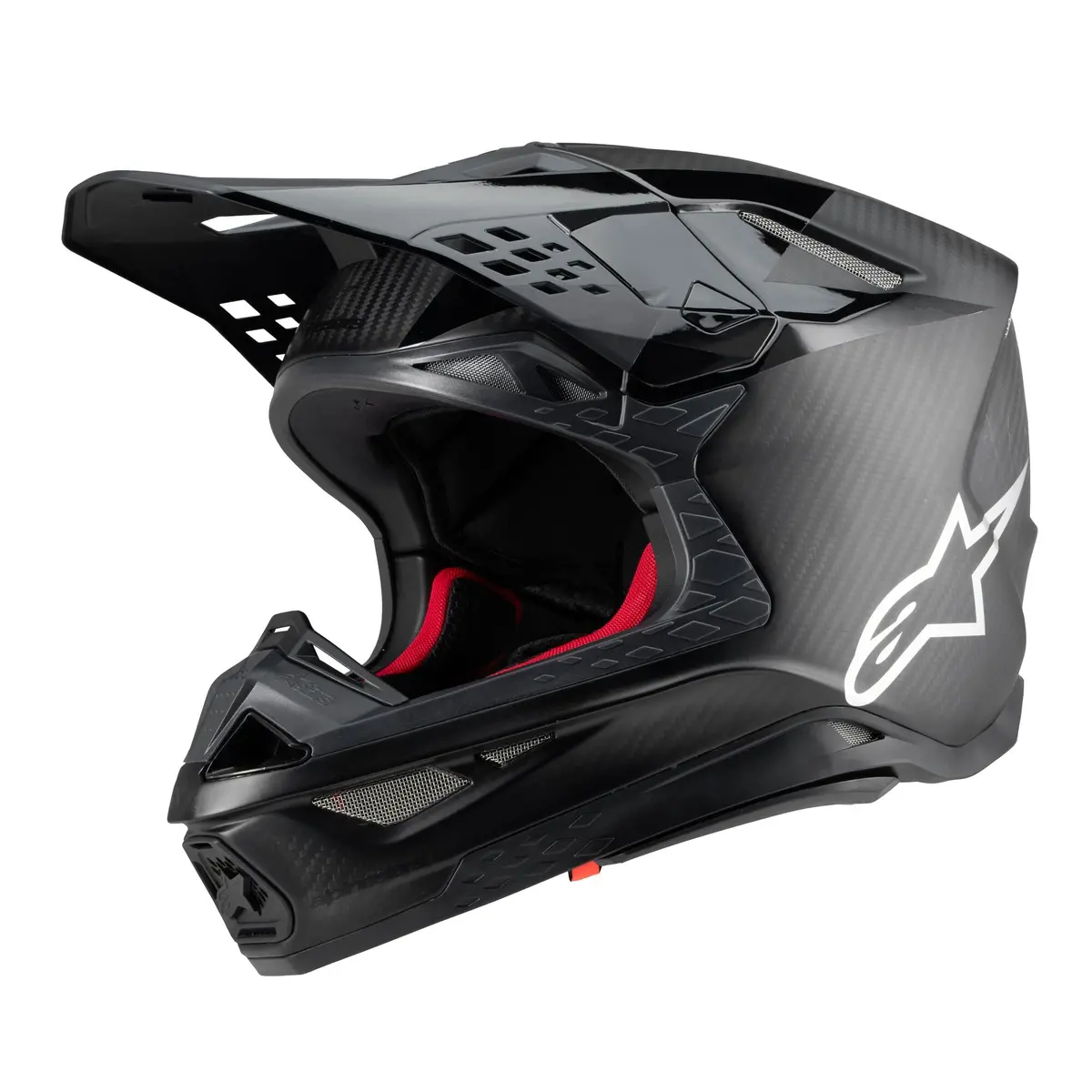 Alpinestars Helmet Supertech Sm10 Fame Black Carbon Matt Glossy 1