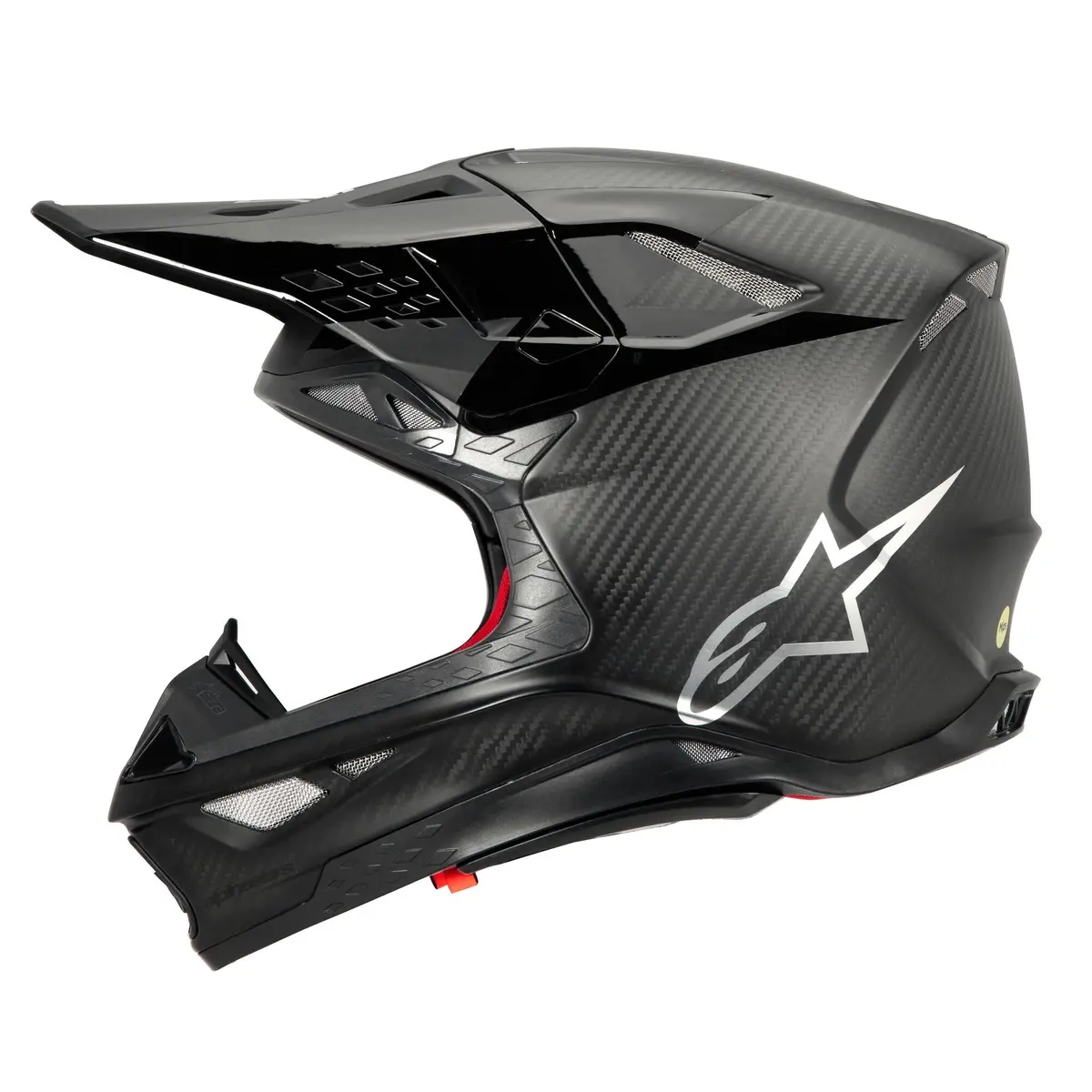 Alpinestars Helmet Supertech Sm10 Fame Black Carbon Matt Glossy 2