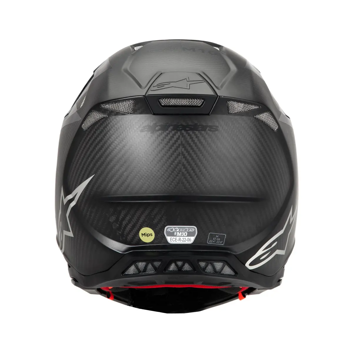 Alpinestars Helmet Supertech Sm10 Fame Black Carbon Matt Glossy 4