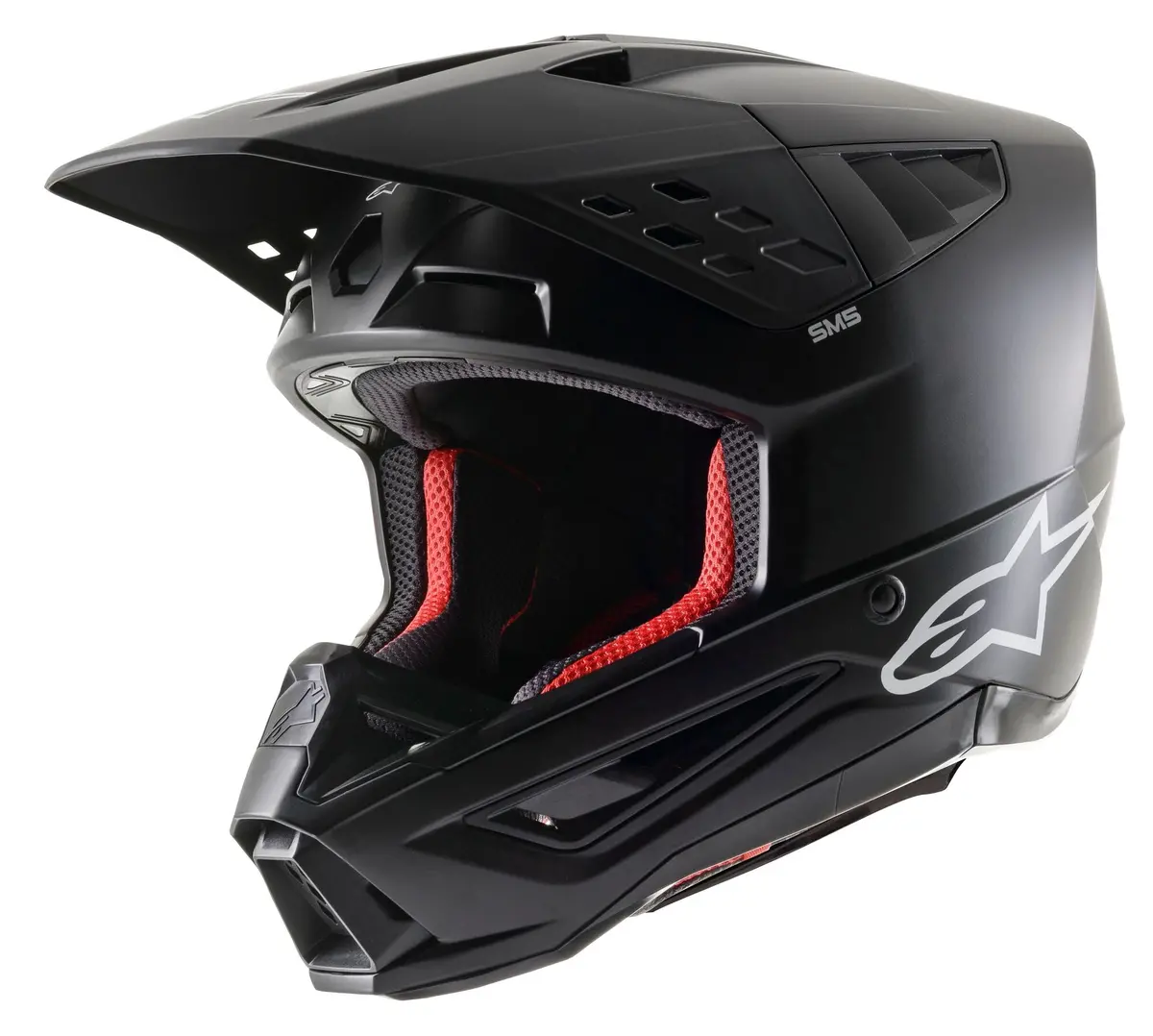 Alpinestars Helmet Sm5 Solid Black Matt 1