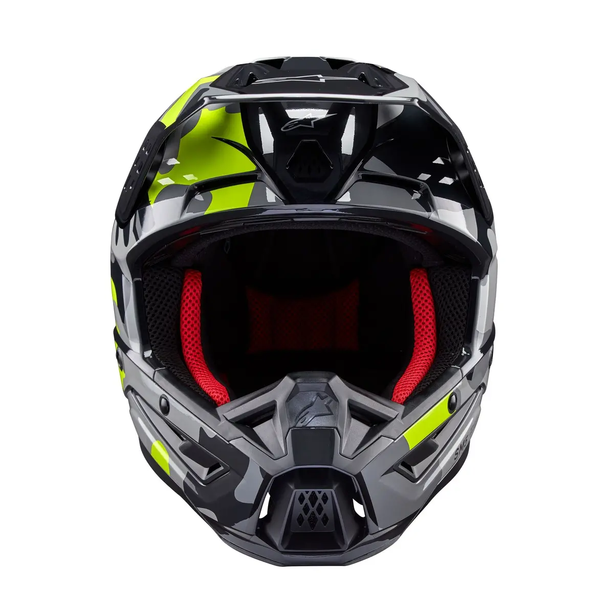 Alpinestars Helmet Sm5 Rover Dark Gray Yellow Fluo Glossy 5