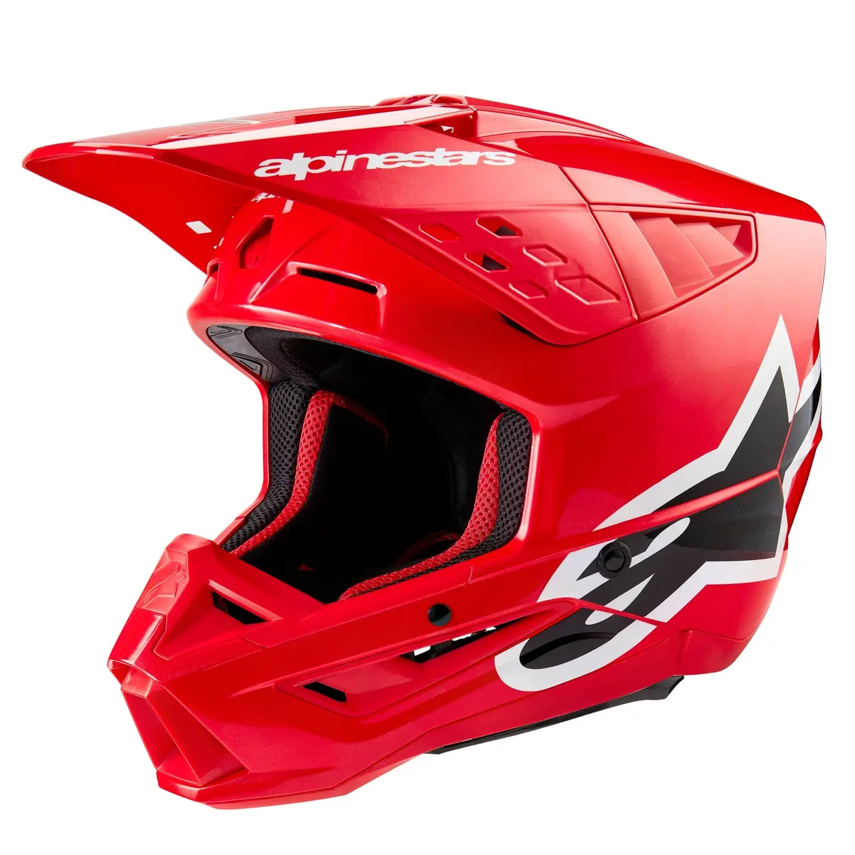 Alpinestars Helmet Sm5 Corp Bright Red Glossy 1