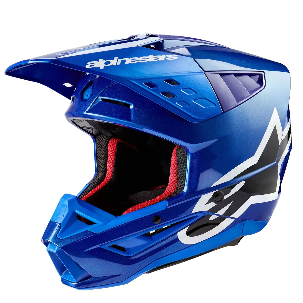 Alpinestars Helmet Sm5 Corp Blue Glossy 1