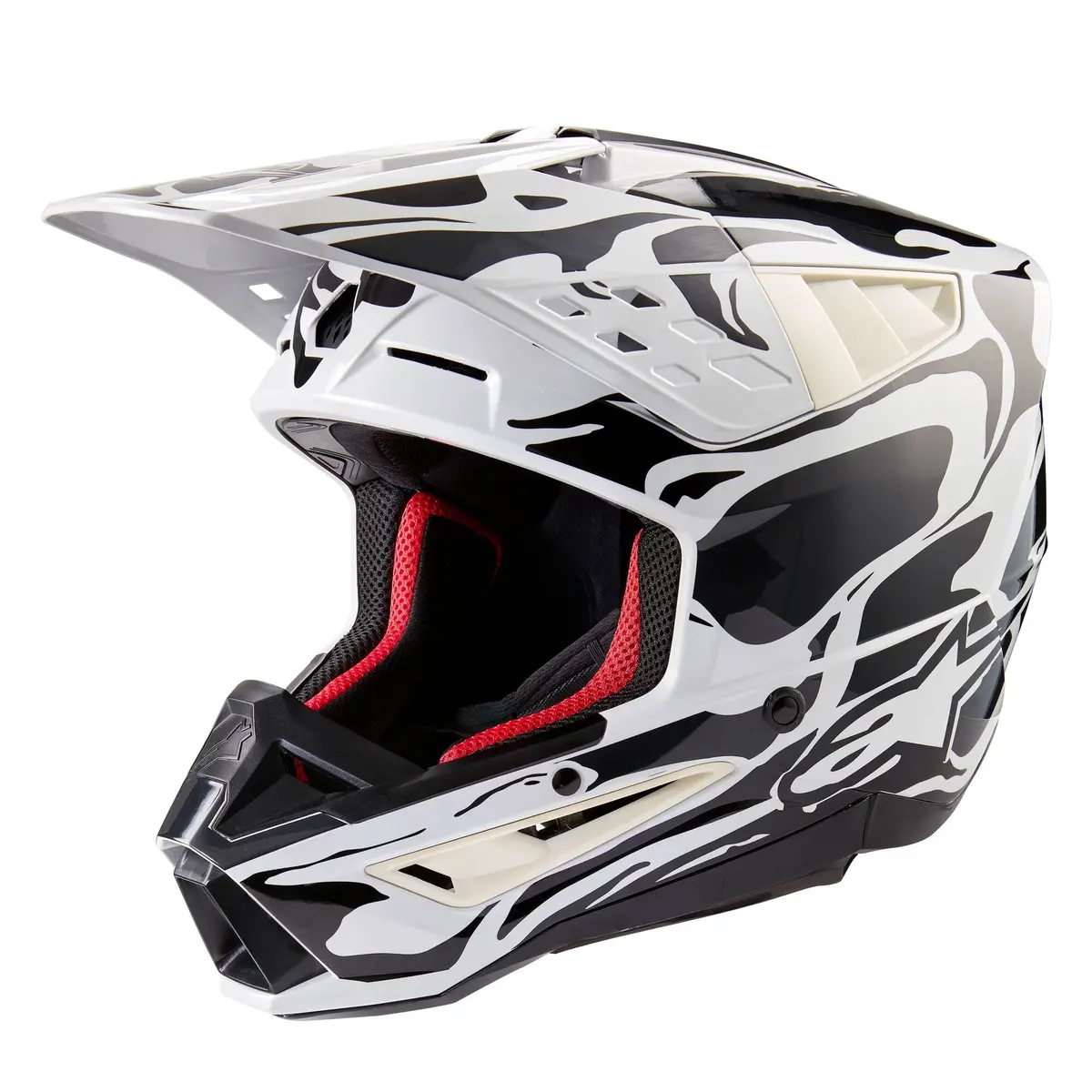 Alpinestars Helmet Sm5 Mineral Cool Gray Dark Gray Glossy 1