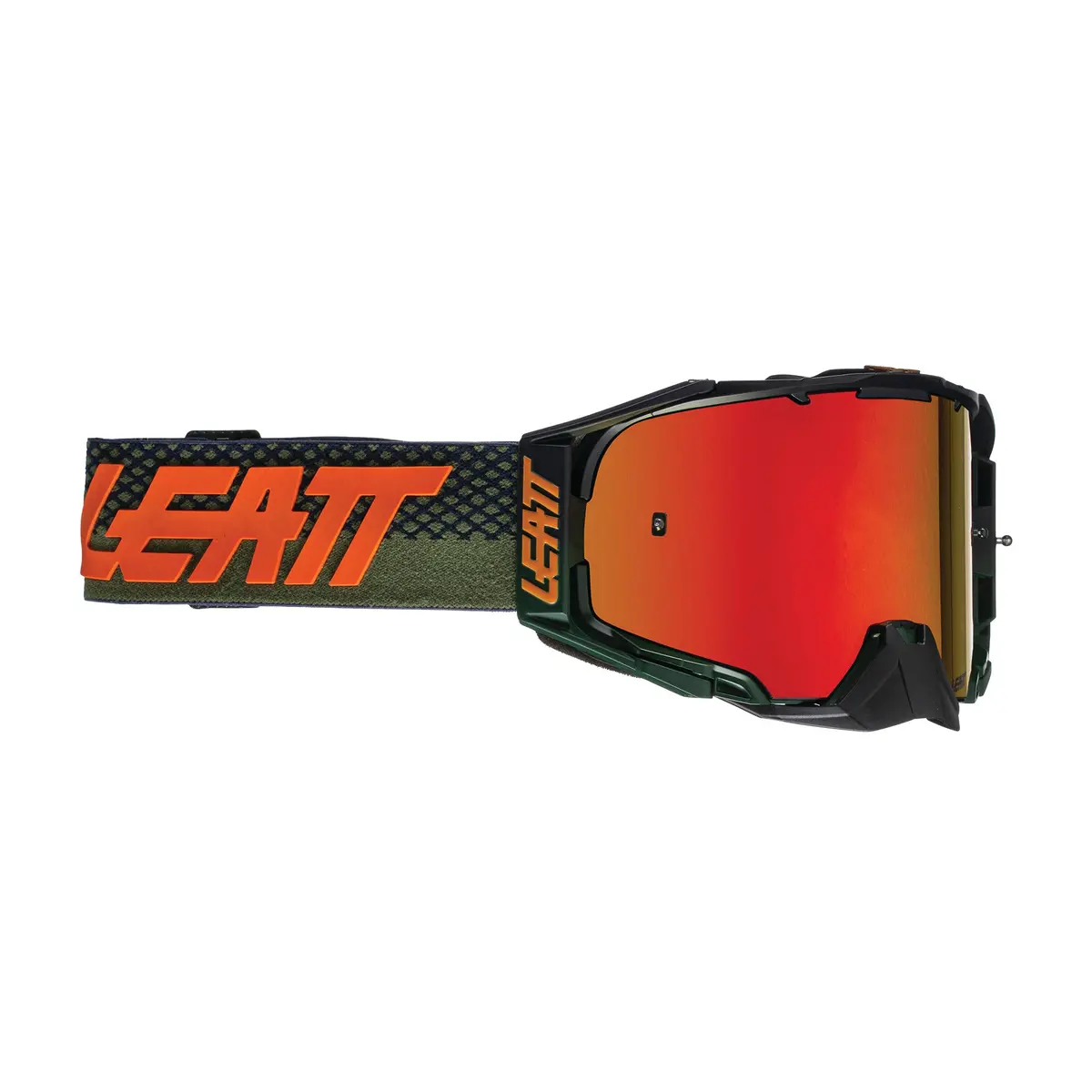 Leatt 6.5 Iriz Cactus Red Lens Tear Off Goggle 1