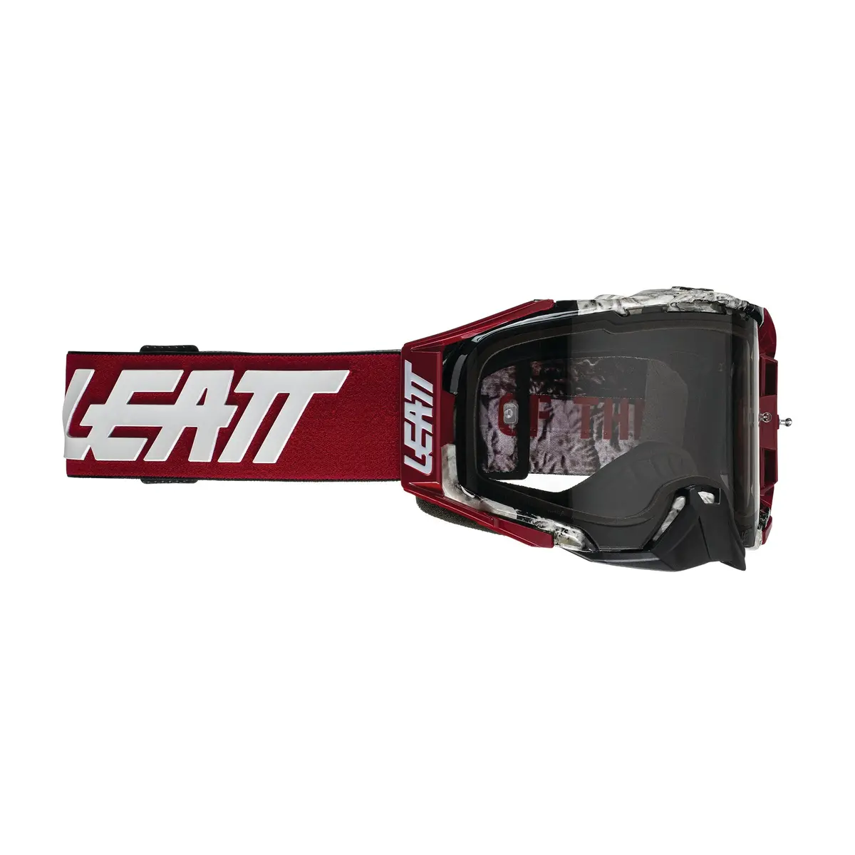 Leatt 6.5 Velocity News Light Grey Lens Tear Off Goggle 1