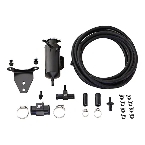 Z34 370Z Pressurized Bolt On Coolant Swirl Pot Setup 1