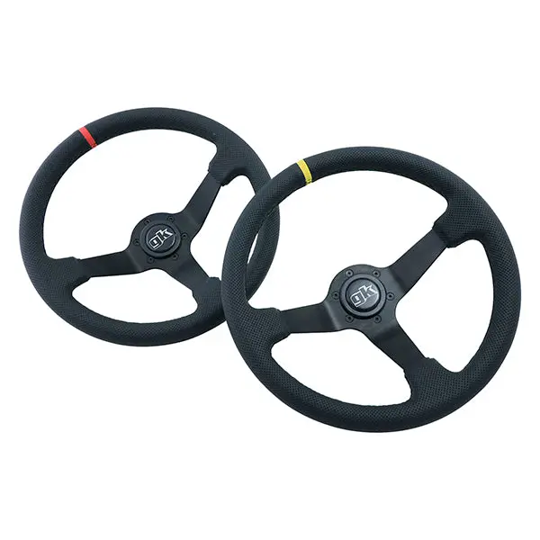 Steering Wheel 350Mm Deep Dished Perforated Leather 1