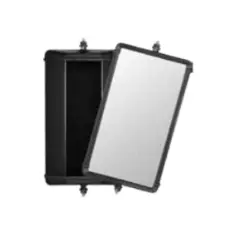 Britax Mirror Heads - Black Steel - To Suit West Coast Style Trucks 1