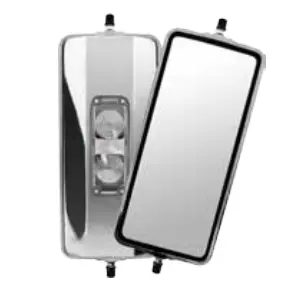 Britax Mirror Heads - Stainless Steel -  To Suit West Coast Style Trucks 1