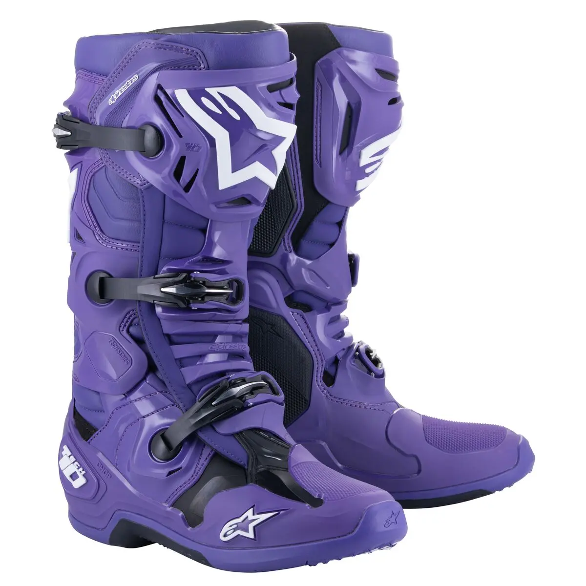Alpinestars Tech 10 Motocross Boots Violet Black 1