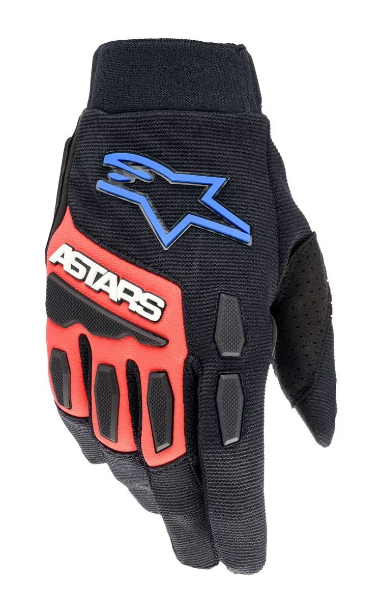 Alpinestars Xt Full Bore Black Red Blue Gloves 1