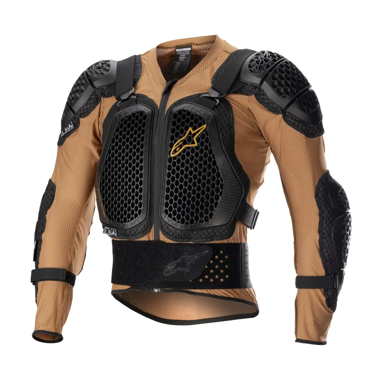 Alpinestars Bionic Action V2 Bns Black Tangerine Protection Jacket 1