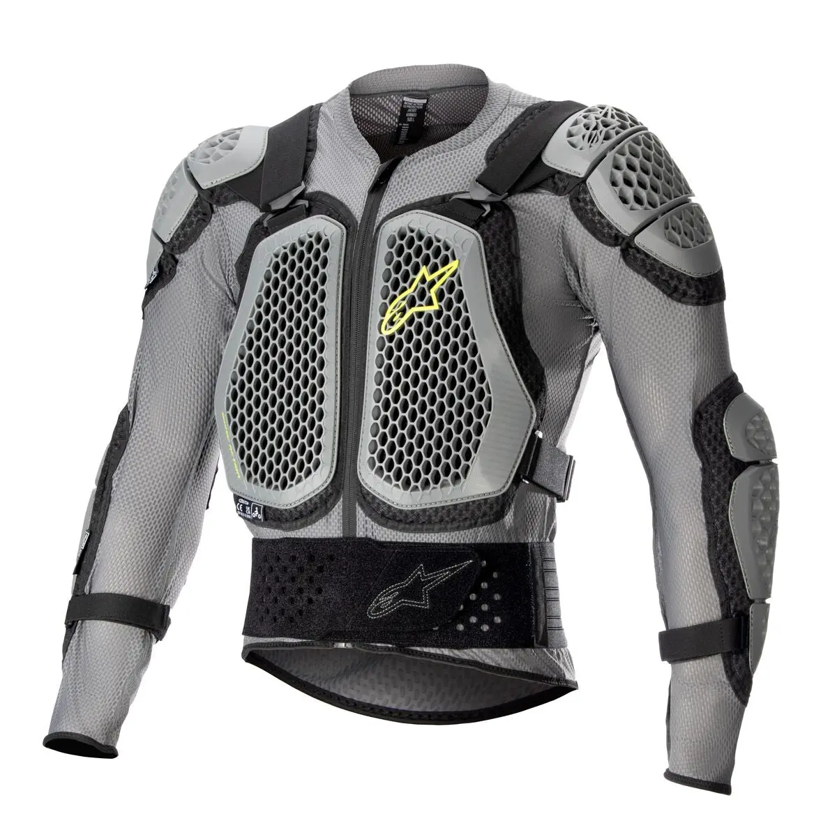 Alpinestars Bionic Action V2 Bns Grey Black Yellow Protection Jacket 1