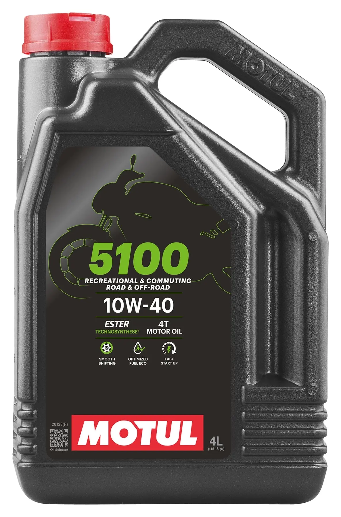 Motul 5100 4T Synthetic Blend Oil - 10W-40 - 4L 1