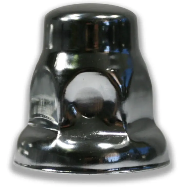 Nut Covers Chrome Flared Flat Top 1