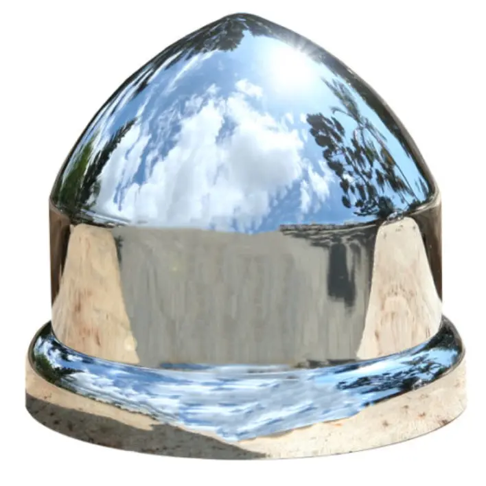 Nut Cover Chrome Plastic 41Mm Front & Rear 1