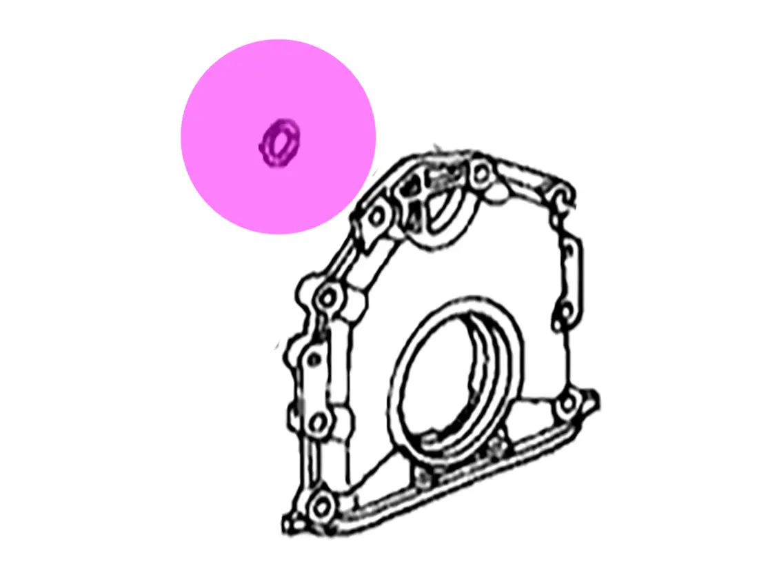 J Series Rear Main Seal Plate O-Ring 91308-P3r-T01 (26.2X2.4) 1