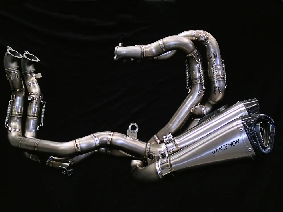 Vandemon Performance Ducati Panigale V4s & V4r Full Titanium Exhaust Kit 2018-20 1