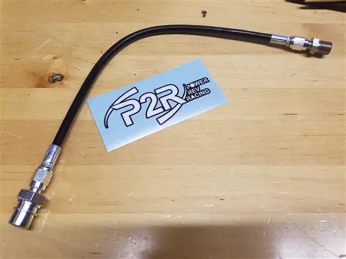 P2r 2017+ Honda Civic Type R Steel Braided Clutch Line 1