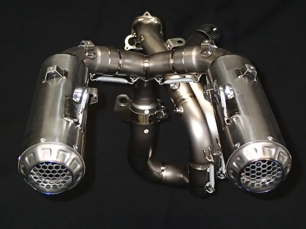 Vandemon Performance Ducati Hypermotard 950 & 950Sp Full Titanium Exhaust System 2019-2024 1
