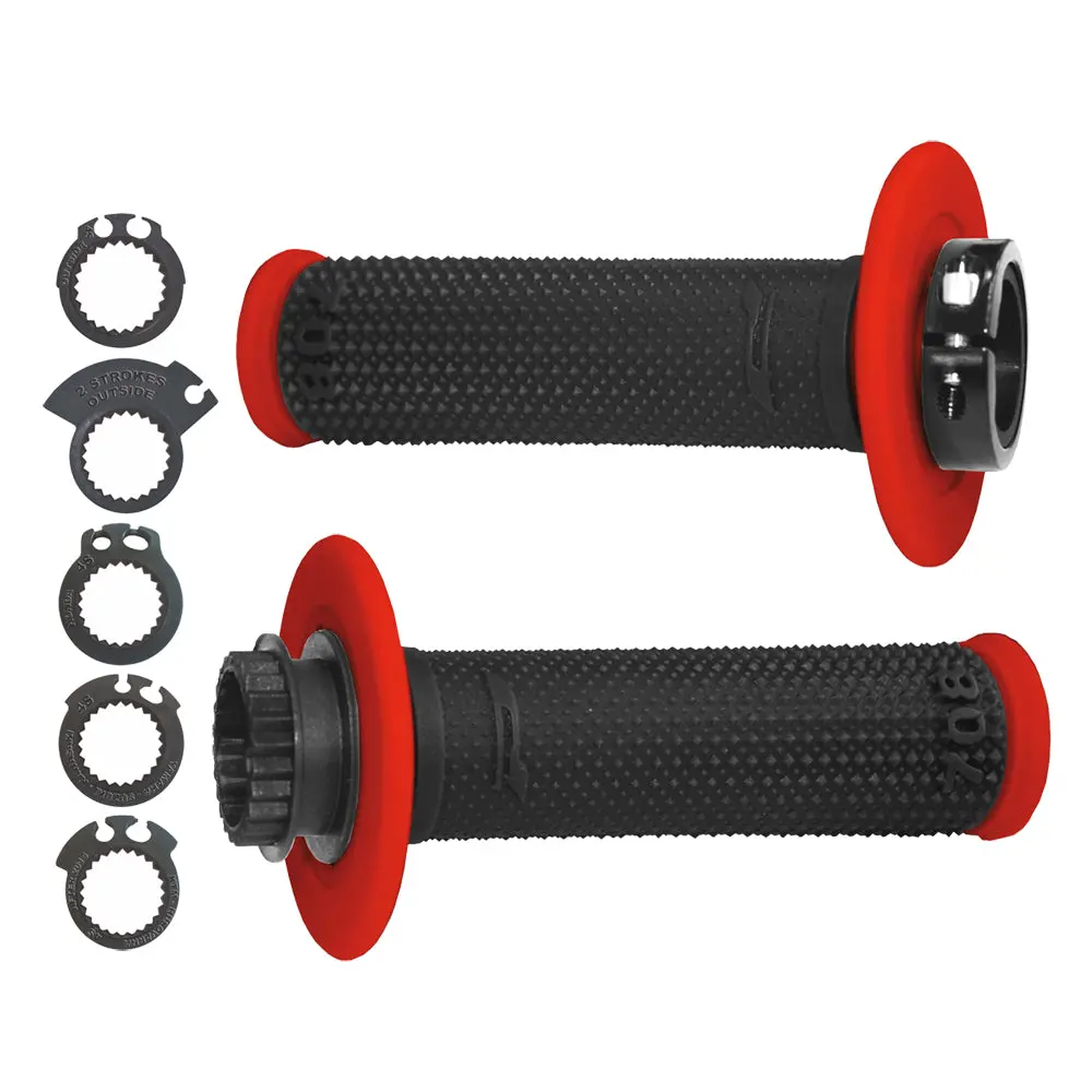 Progrip Lock On Grips 708 Black Red 1