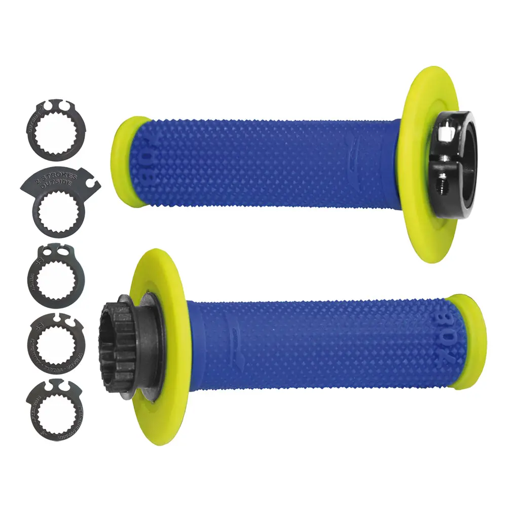 Progrip Lock On Grips 708 Blue Yellow 1