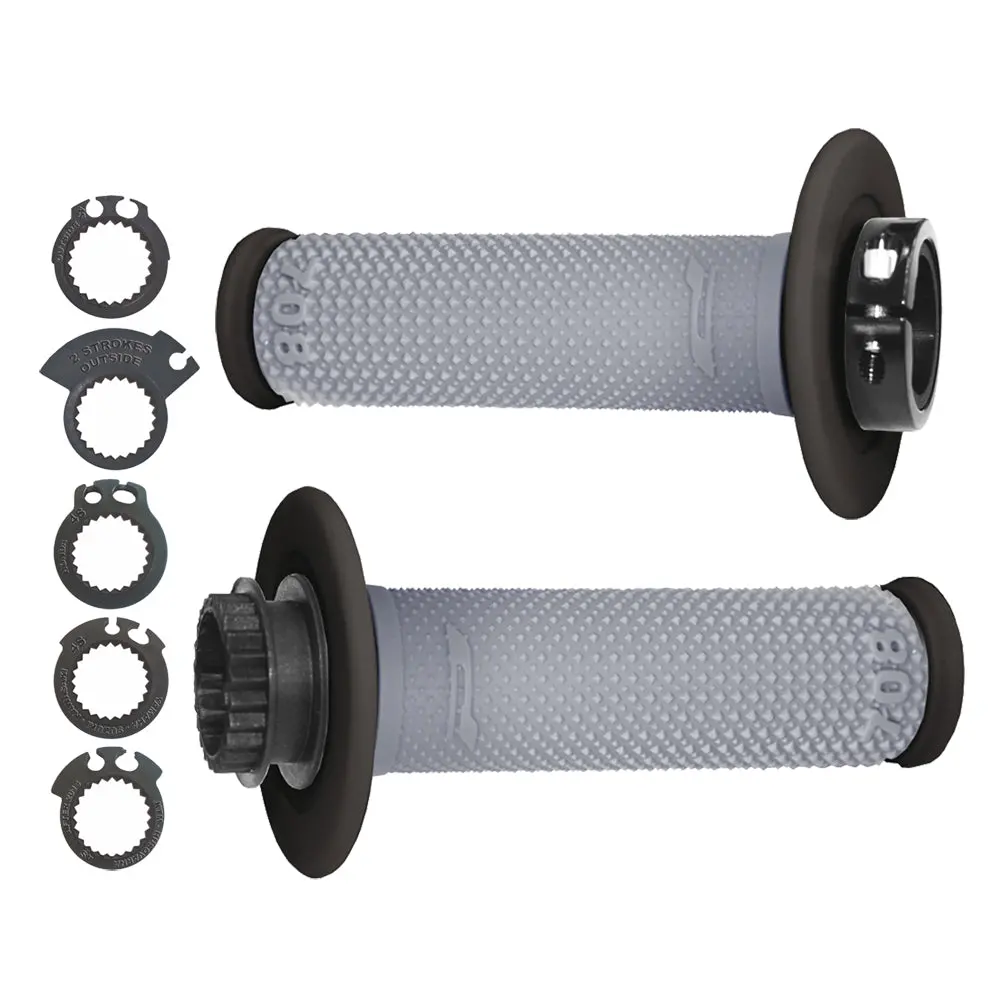 Progrip Lock On Grips 708 Grey Black 1