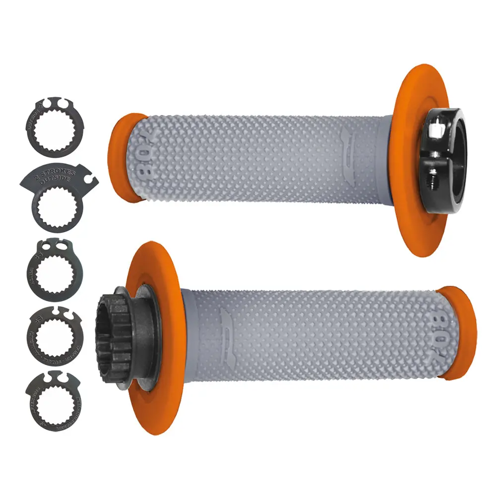 Progrip Lock On Grips 708 Grey Orange 1