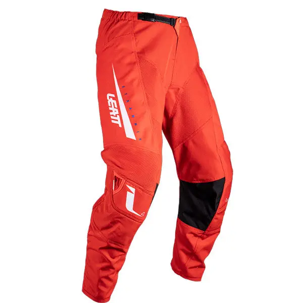 2026 Leatt 3.5 Moto Youth Junior Ride Red Pant 1