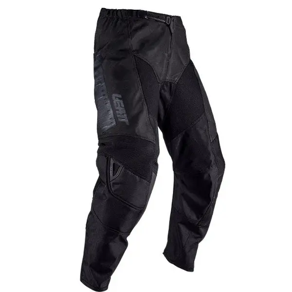 2026 Leatt 3.5 Moto Youth Junior Ride Stealth Black Grey Pant 1