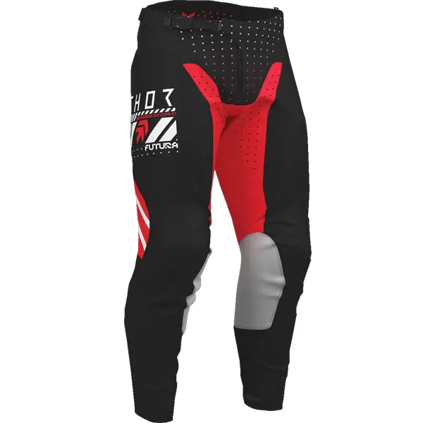 2026 Thor Pant Launchmode Futura Black Red 1