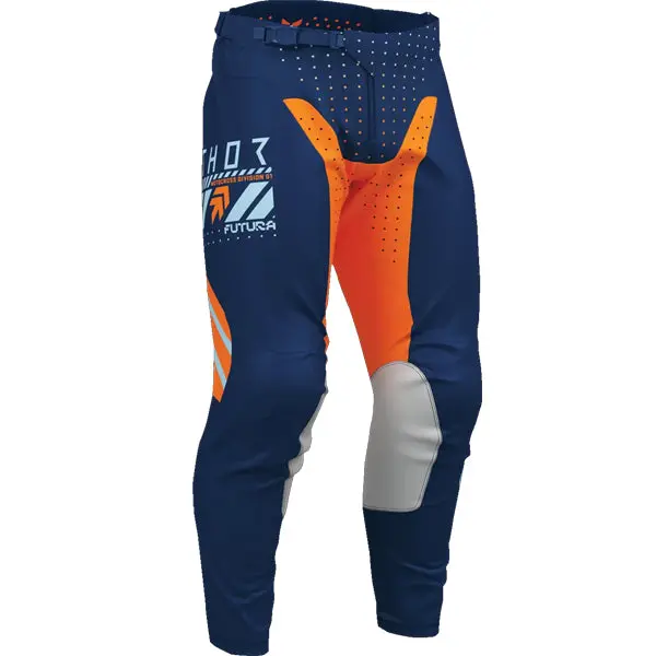 2026 Thor Pant Launchmode Futura Navy Orange 1