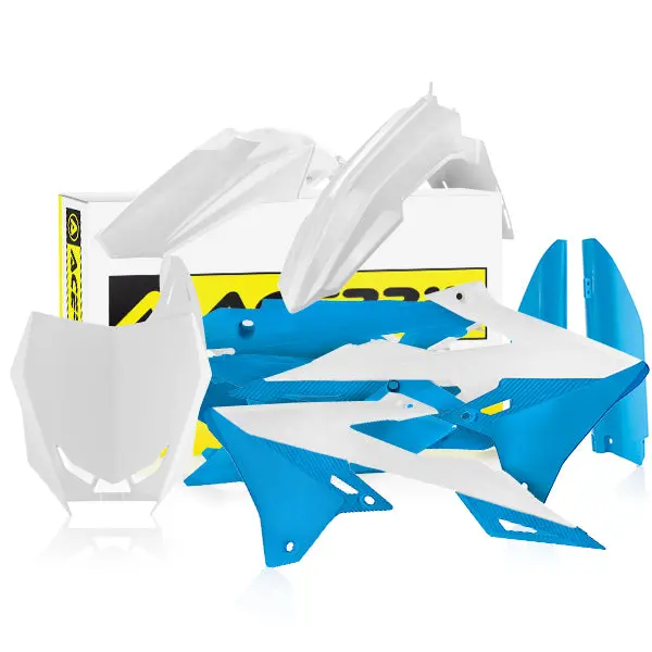 Acerbis Suzuki Plastics Kit Rmz - White Blue 1