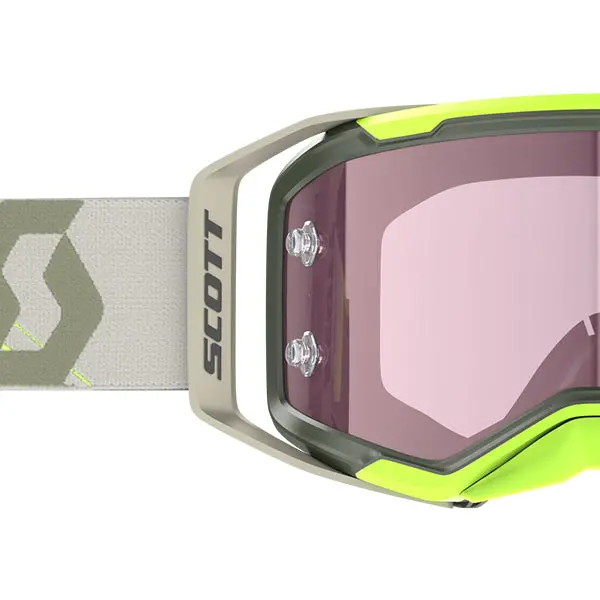 Scott Prospect 2.0 Goggles - Amp Khaki Green Neon Yellow Rose 2
