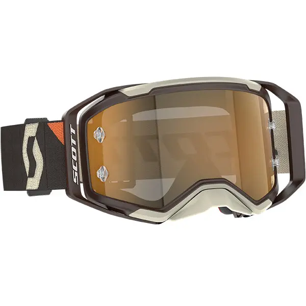 Scott Prospect 2.0 Goggles - Amp Chrome Deep Brown Beige Gold Chrome 1